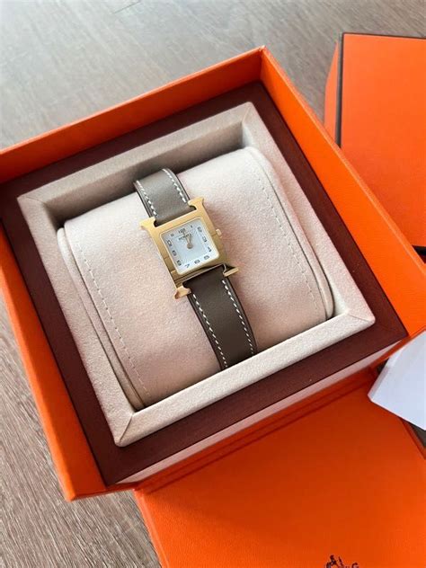 hermes h hour etoupe